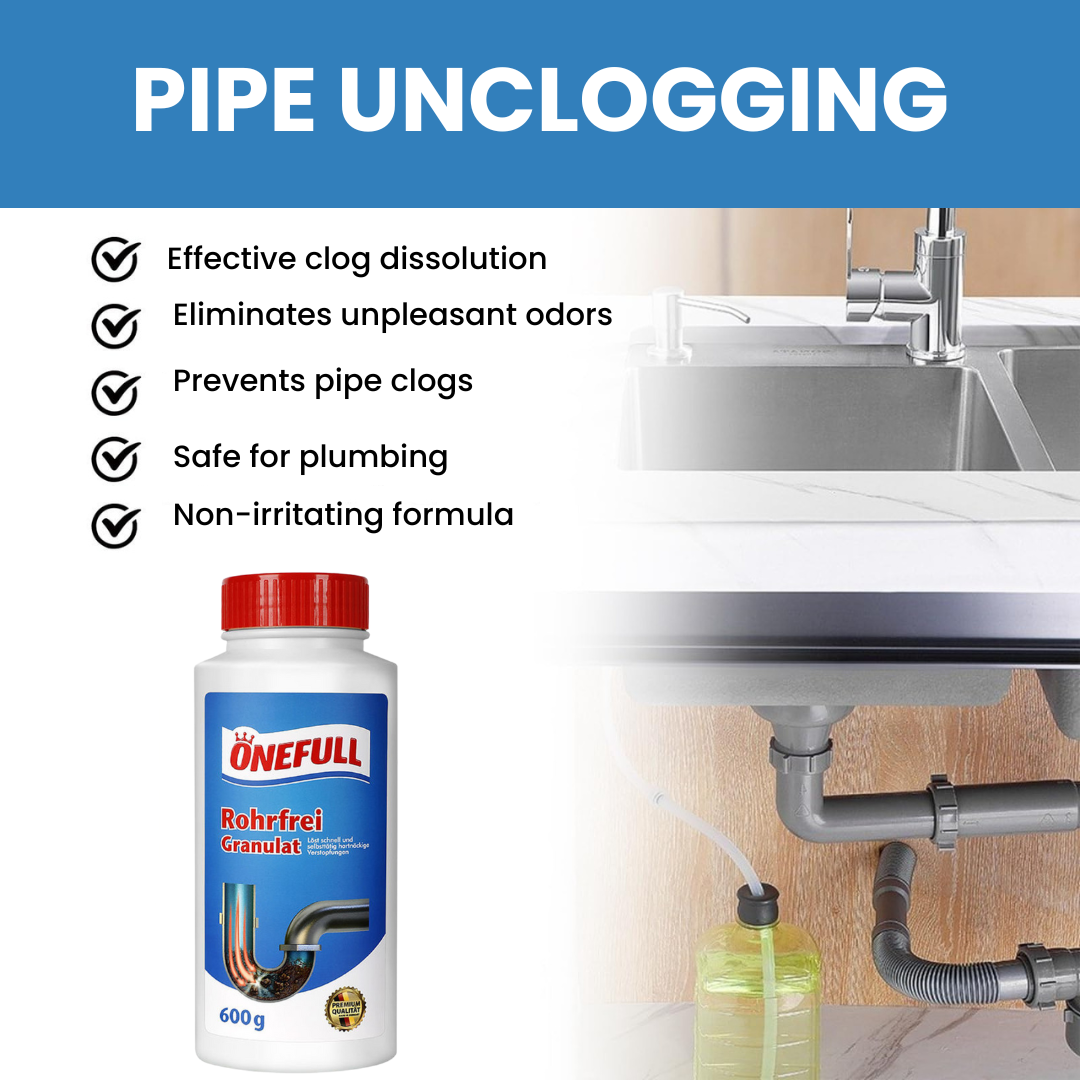 Onefull™  -  Effective Formula for Clogged Pipes